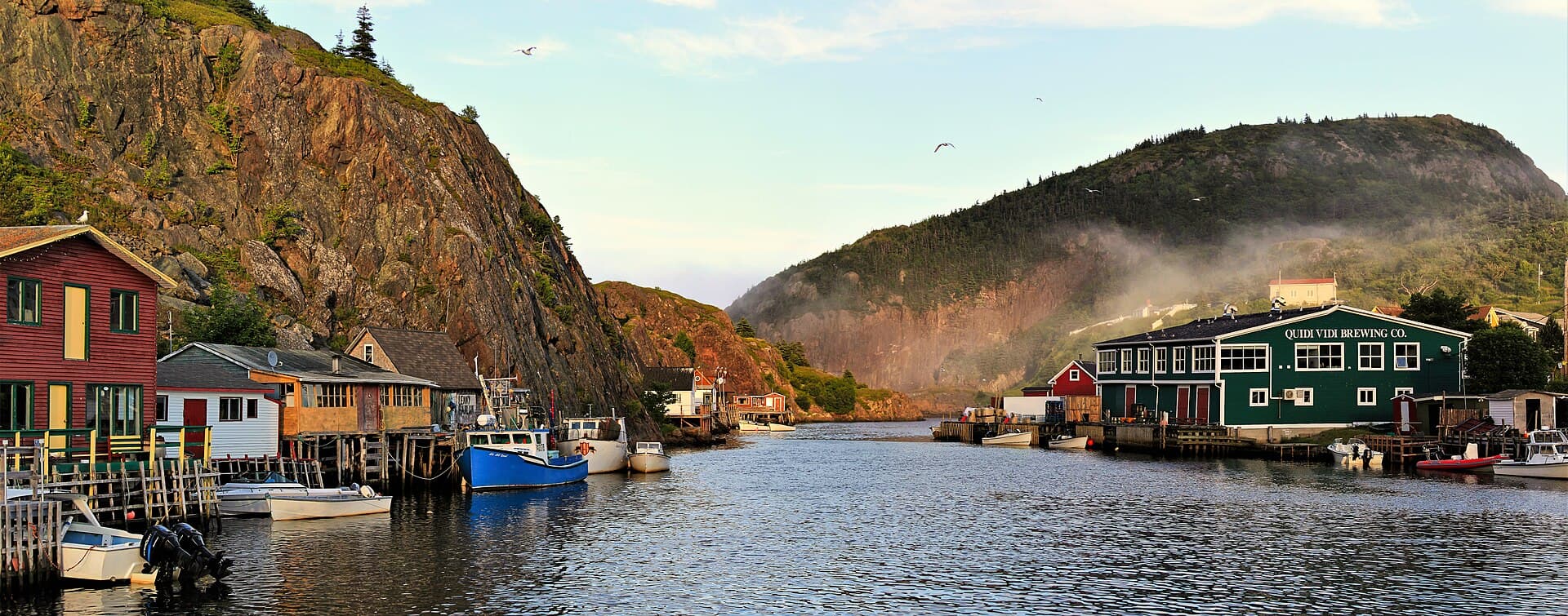 Quidi Vidi Village and harbour in St. John's, Newfoundland.