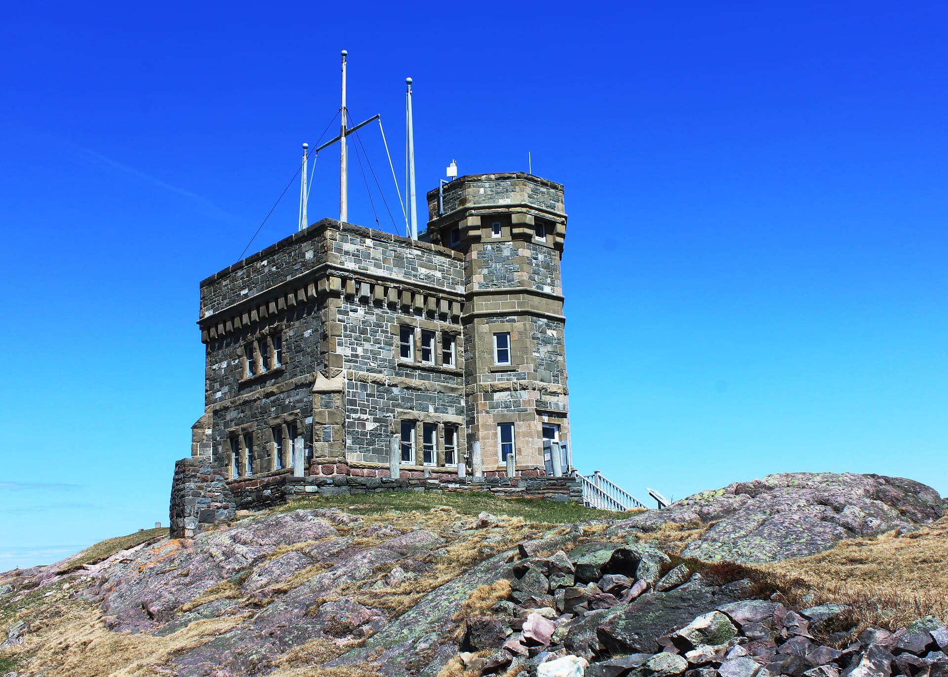 Cabot Tower on Signal Hill in St. John's, Newfoundland.