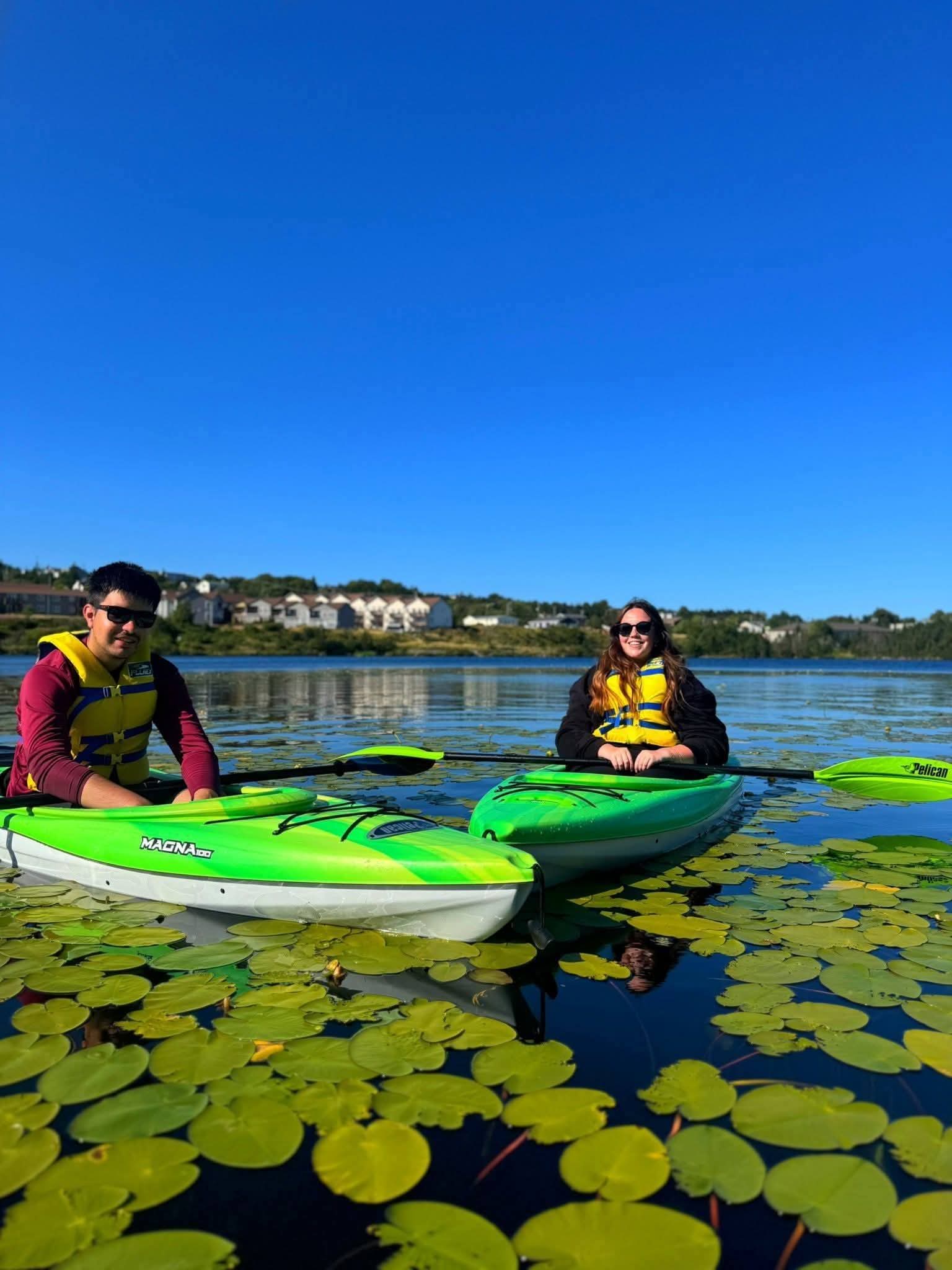 Paradise Paddles guests enjoying Neil's Pond.